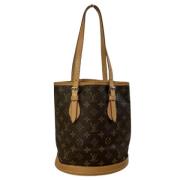 Pre-owned Canvas louis-vuitton-bags Louis Vuitton Vintage , Brown , Da...