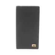 Pre-owned Leather wallets Gucci Vintage , Black , Dames