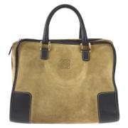 Pre-owned Leather handbags Loewe Pre-owned , Brown , Dames