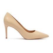 Klassieke beige pumps op een middelhoge stilettohak Kazar , Beige , Da...