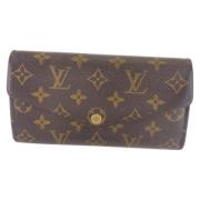 Pre-owned Canvas wallets Louis Vuitton Vintage , Brown , Dames