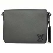 Pre-owned Leather louis-vuitton-bags Louis Vuitton Vintage , Gray , Da...