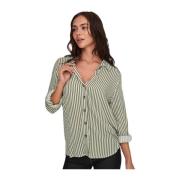 Lange Mouw Laurel Blouse Vrouwen Jacqueline de Yong , Green , Dames