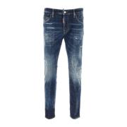 Stretch Skater Jeans Dsquared2 , Blue , Heren