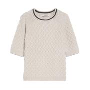 Tibet Sweater met Raglanmouwen Max Mara , Beige , Dames