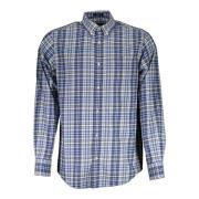 Slim Fit Overhemd Blauw Button-Down Gant , Blue , Heren