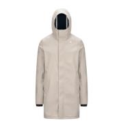 Bonded Parka Beige K-Way , Beige , Heren