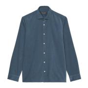 Corduroy overhemd gevormd Marc O'Polo , Blue , Heren