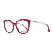 Rode Plastic Butterfly Optische Monturen Max Mara , Red , Dames