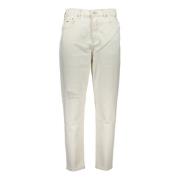 Witte Denim Jeans 5-Pocket Stijl Tommy Hilfiger , White , Dames