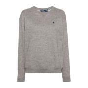 Lange Mouw Sweatshirt Ralph Lauren , Gray , Dames