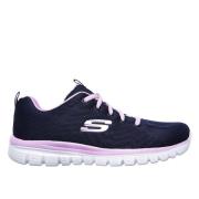 Graceful Get Connected Sneakers Navy/Pink Skechers , Blue , Dames