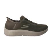 Bruine Flex Gebreide Sneaker Skechers , Brown , Heren