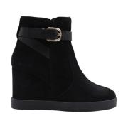 Campari Wedges Geox , Black , Dames