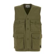 Katoen Twill Unity Vest Jas Carhartt Wip , Green , Heren