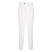 Witte Katoenen Broek met Zakken Brunello Cucinelli , White , Heren