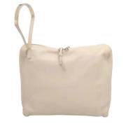 Pre-owned Leather clutches Chloé Pre-owned , Beige , Dames