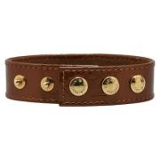 Pre-owned Leather bracelets Louis Vuitton Vintage , Brown , Dames