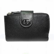 Pre-owned Leather wallets Gucci Vintage , Black , Dames