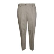 Rebel Wool Flannel Broek Pt01 , Beige , Heren