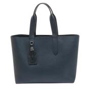 Pre-owned Leather totes Louis Vuitton Vintage , Blue , Dames