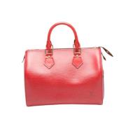 Pre-owned Leather louis-vuitton-bags Louis Vuitton Vintage , Red , Dam...