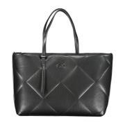 Zwarte Schoudertas met Verstelbare Handvatten Calvin Klein , Black , D...