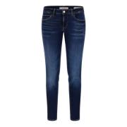 Slim Fit Skinny Jeans Carrie Dark Guess , Blue , Dames