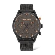 Heren Horloge Zwart Police , Black , Heren