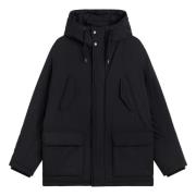 Capuchon Winterjas Herno , Black , Dames