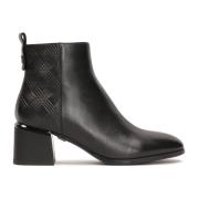 Booties versierd met reliëfpatroon Kazar , Black , Dames