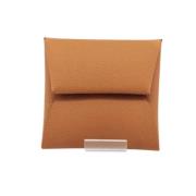 Pre-owned Leather wallets Hermès Vintage , Brown , Dames