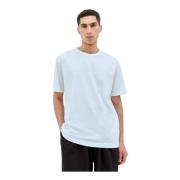 Katoenen Jersey Crewneck T-shirt Dries Van Noten , White , Heren