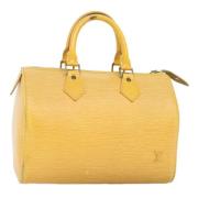 Pre-owned Leather louis-vuitton-bags Louis Vuitton Vintage , Yellow , ...