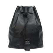 Pre-owned Leather louis-vuitton-bags Louis Vuitton Vintage , Black , D...