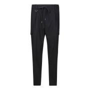 Flanellen Cargo Broek Paolo Pecora , Blue , Heren