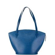 Pre-owned Leather louis-vuitton-bags Louis Vuitton Vintage , Blue , Da...