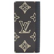 Pre-owned Canvas wallets Louis Vuitton Vintage , Gray , Heren