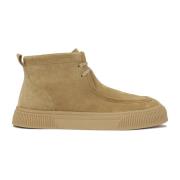 Suede sneakers met een hogere bovenkant Kazar , Beige , Heren