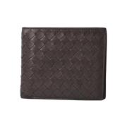 Pre-owned Leather wallets Bottega Veneta Vintage , Gray , Heren