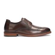 Elegante casual schoenen met rozetversiering Kazar , Brown , Heren