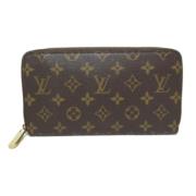 Pre-owned Canvas wallets Louis Vuitton Vintage , Brown , Dames