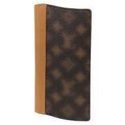 Pre-owned Canvas wallets Louis Vuitton Vintage , Brown , Dames