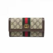 Pre-owned Canvas wallets Gucci Vintage , Brown , Dames