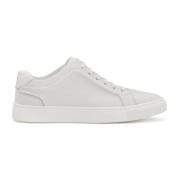 Heren minimalistische off-white leren sneakers Kazar , White , Heren