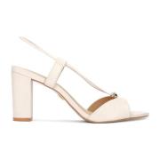 Dames leren sandalen Kazar , Beige , Dames