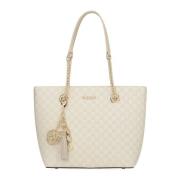 Dames wit en beige tas Kazar , White , Dames