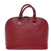 Pre-owned Leather louis-vuitton-bags Louis Vuitton Vintage , Red , Dam...