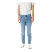 Slim Fit Jeans Lee , Blue , Heren