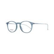 Blauwe Ronde Optische Monturen Hugo Boss , Blue , Heren